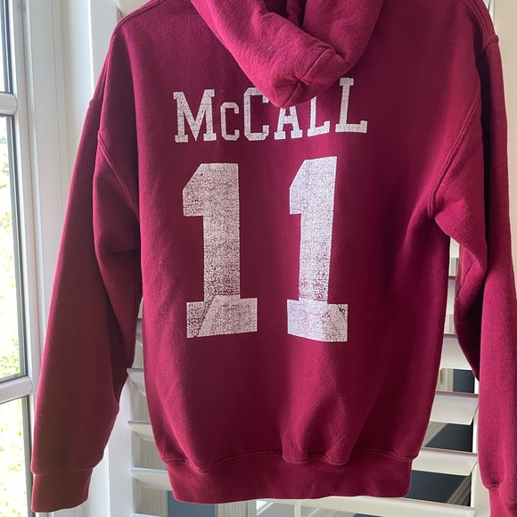 Red Beacon Hills Lacrosse Hoodie - Picture 4 of 6